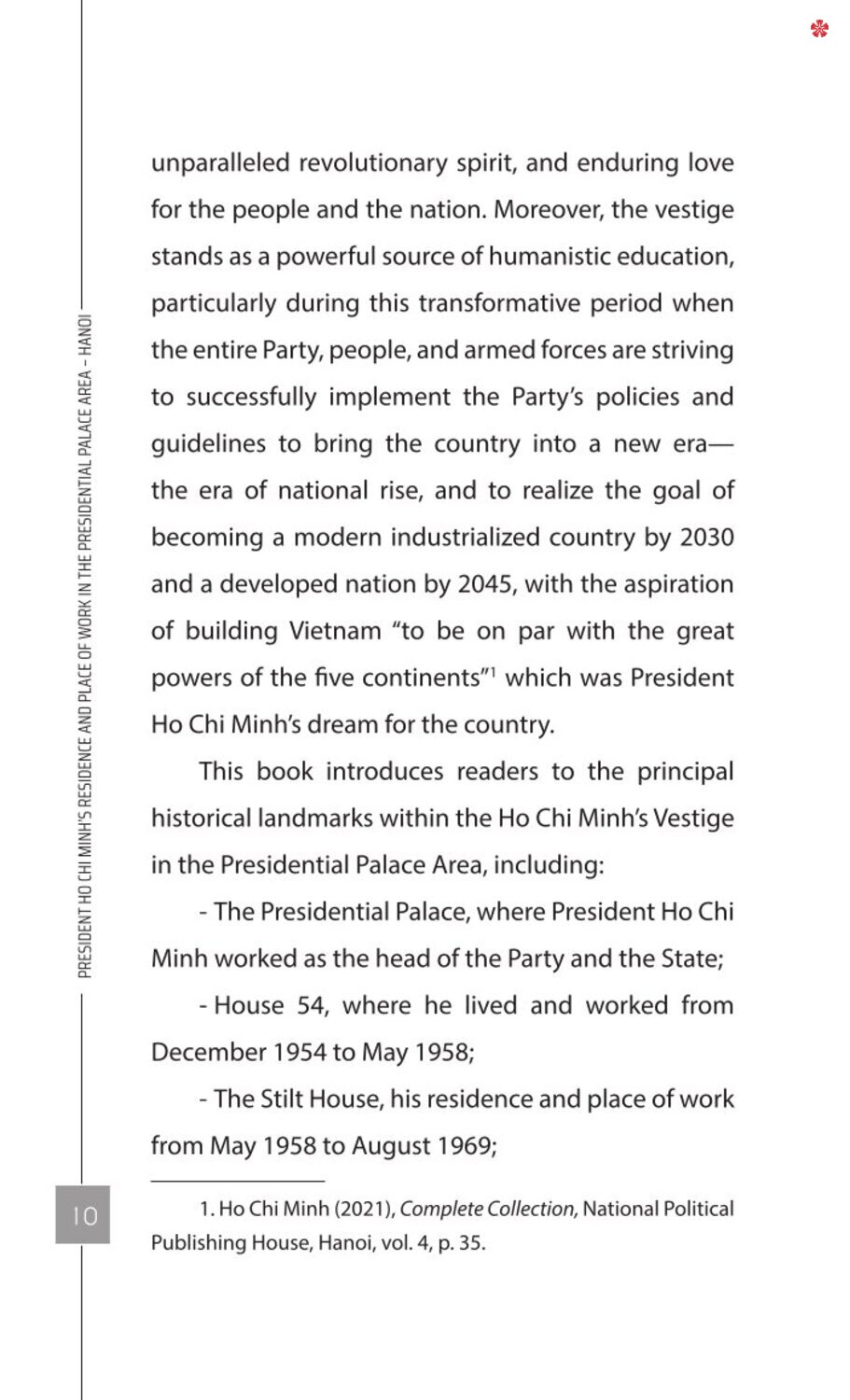 President Ho Chi Minh’s Residence and Place of Work in the Presidential Palace Area - Ha Noi