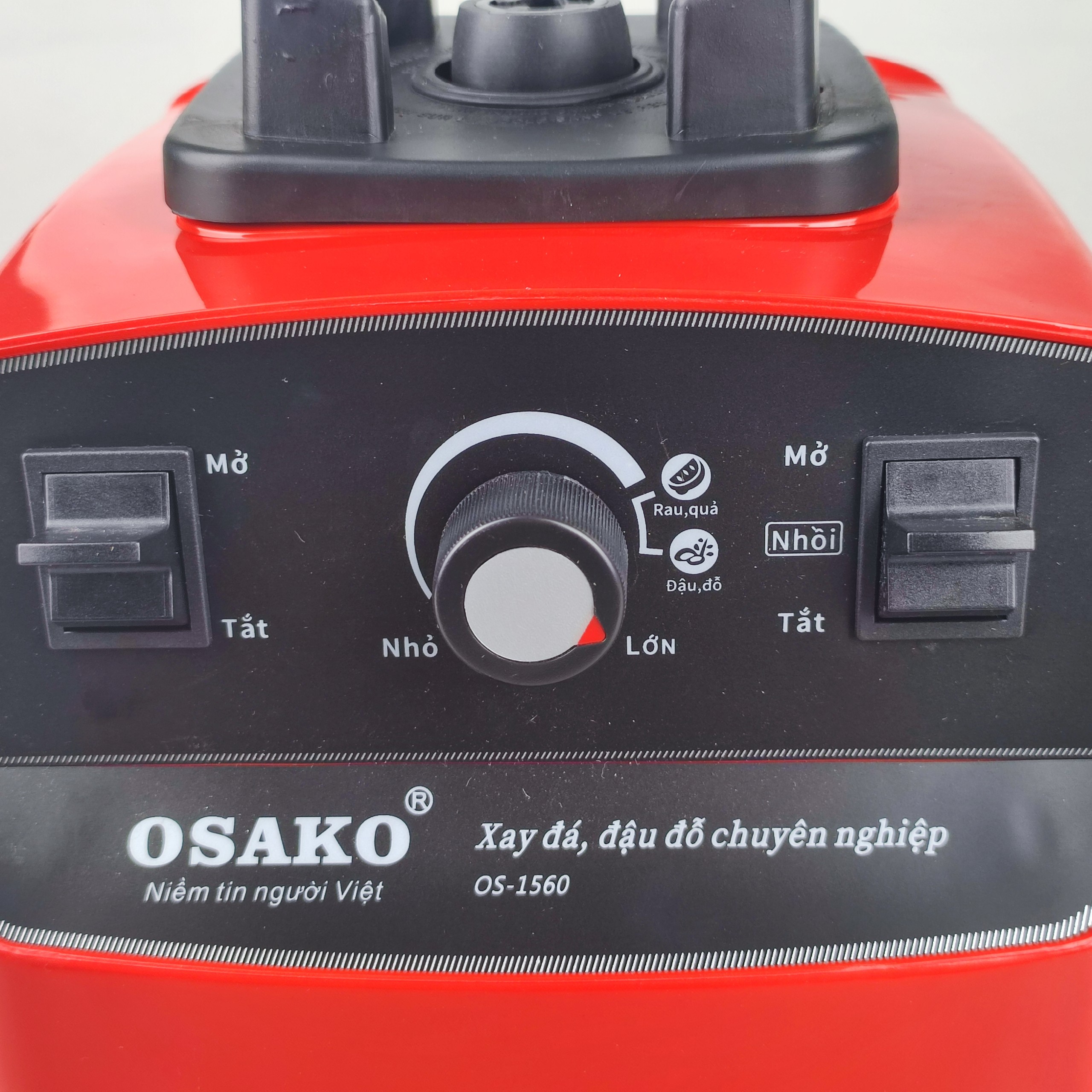Máy xay sinh tố công nghiệp Osako Os-1560 với 2 chức năng xay rau quả và xay đậu đỗ mạnh mẽ, dung tích cối 2Lit -Hàng chính hãng