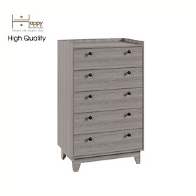 [Happy Home Furniture] KINA , Tủ đựng đồ 5 ngăn kéo , 68cm x 45cm x 110cm ( DxRxC), THK_071