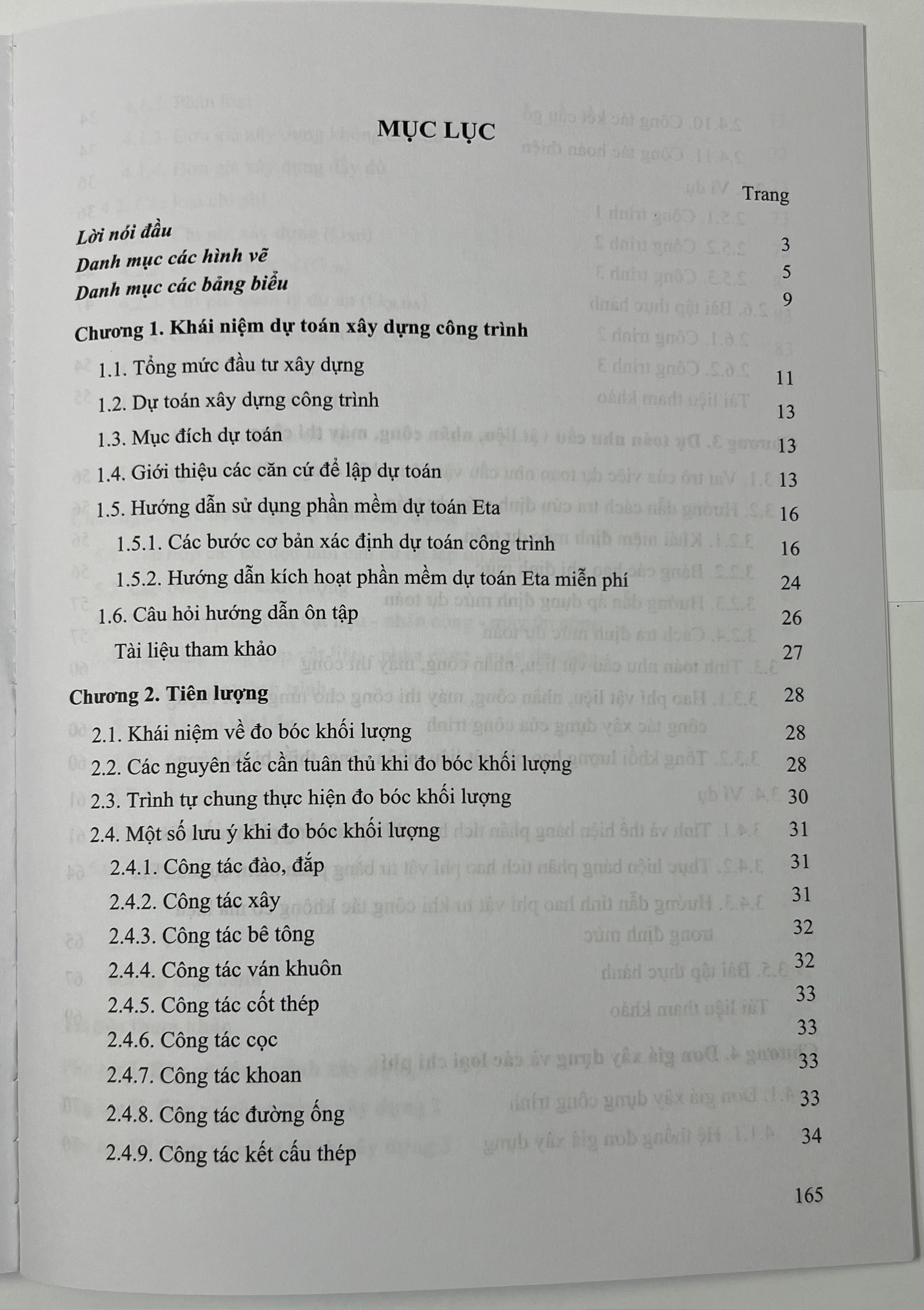 Sách - Giáo Trình Dự Toán Xây Dựng