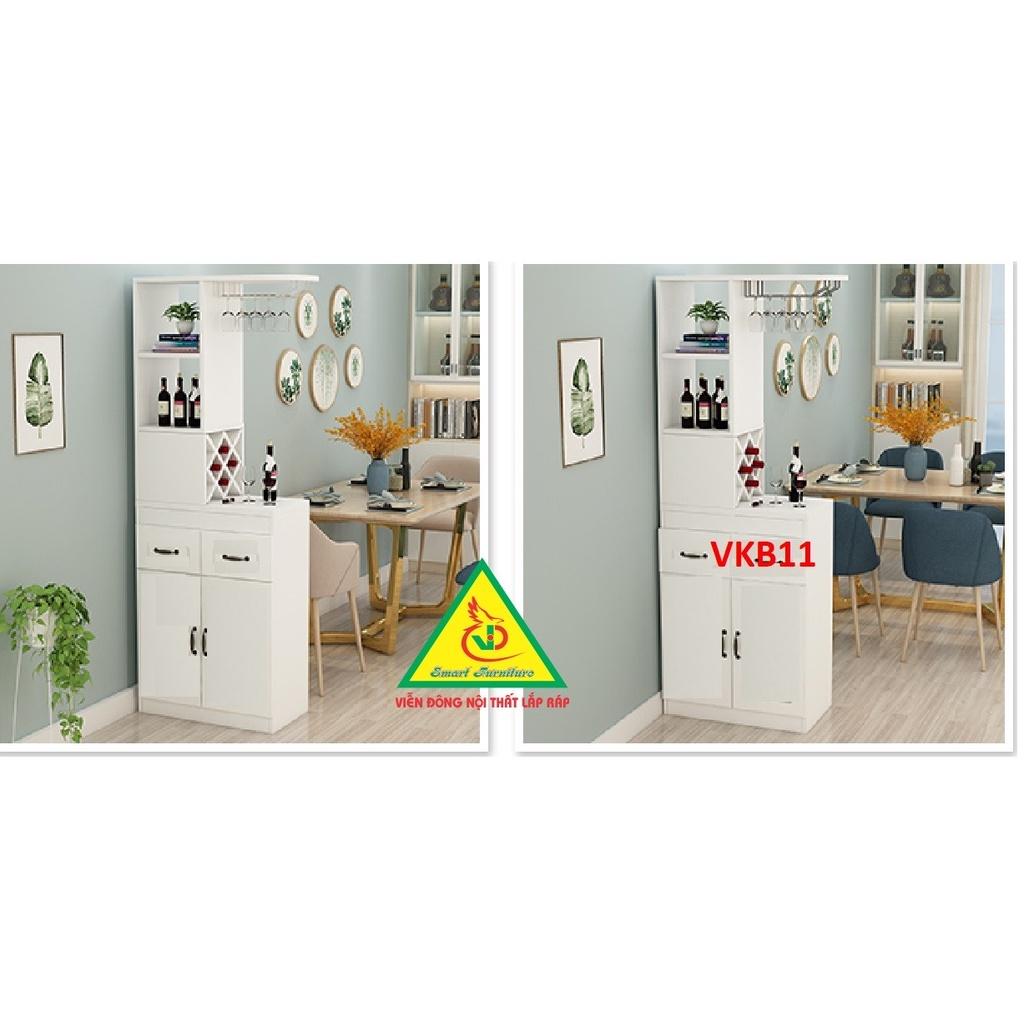 Quầy bar mini kết hợp tủ rượu VKB11 ( không kèm ghế) - Nội thất lắp ráp Viendong Adv