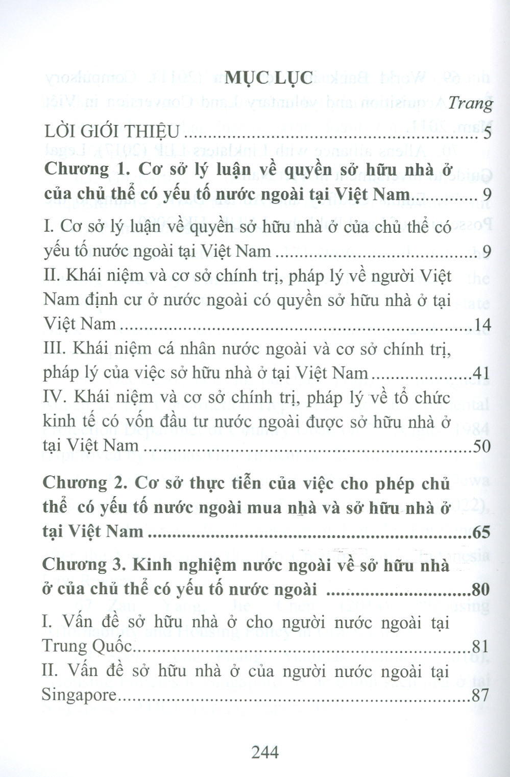 Quyền Sở Hữu Nhà Ở Của Chủ Thể Có Yếu Tố Nước Ngoài Tại Việt Nam (Sách chuyên khảo)
