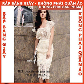 rập giấy A0 mã 821 (BẢN VẼ) rập đầm