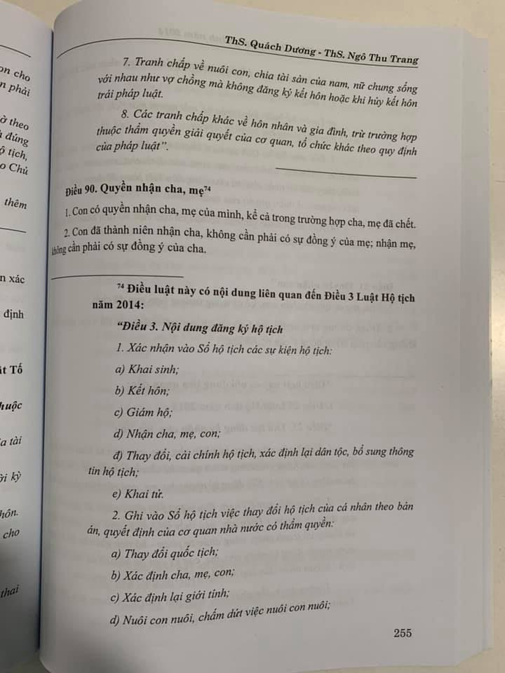 Chỉ Dẫn Áp Dụng Luật Hôn Nhân Gia Đình Năm 2014