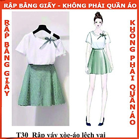 Rập giấy A0 mã T30 - nguyên set (BẢN VẼ)