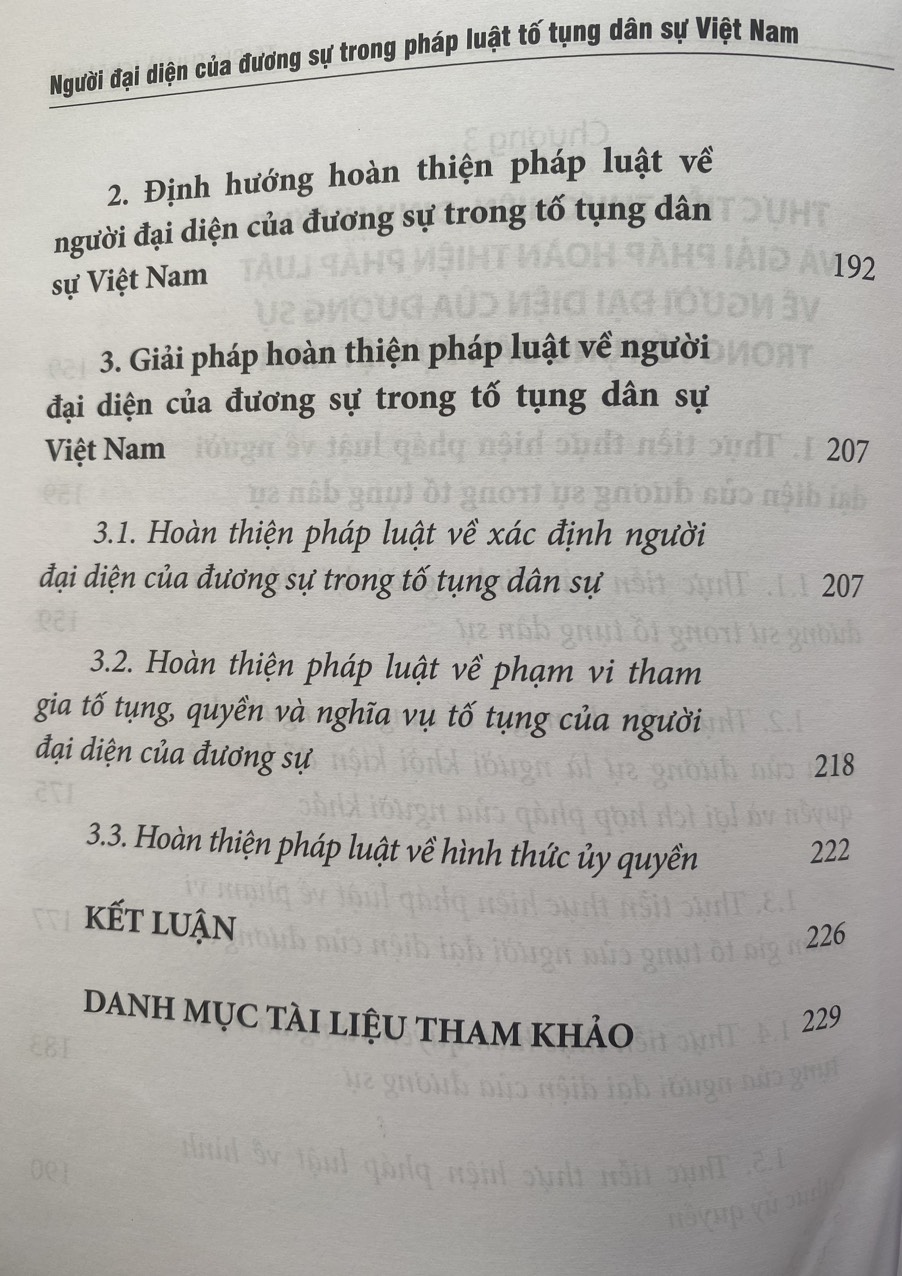 Người Đại Diện Của Dương Sự Trong Pháp Luật Tố Tụng Dân Sự Việt Nam