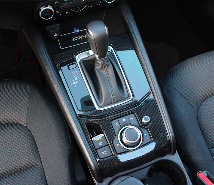 Ốp trang trí bảng số xe mazda cx5 2018( mẫu cacbon)