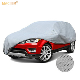 Bạt phủ ô tô chất liệu vải không dệt cao cấp thương hiệu MACSIM dành cho Audi A6 màu ghi - bạt phủ trong nhà và ngoài trời