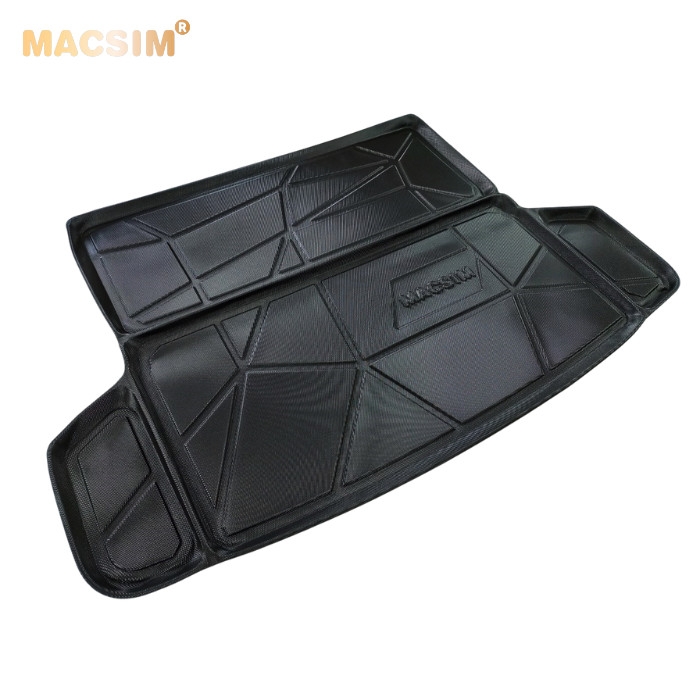 Thảm lót cốp xe ô tô Mitsubishi G4 2016 - nay nhãn hiệu Macsim chất liệu TPV cao cấp màu đen