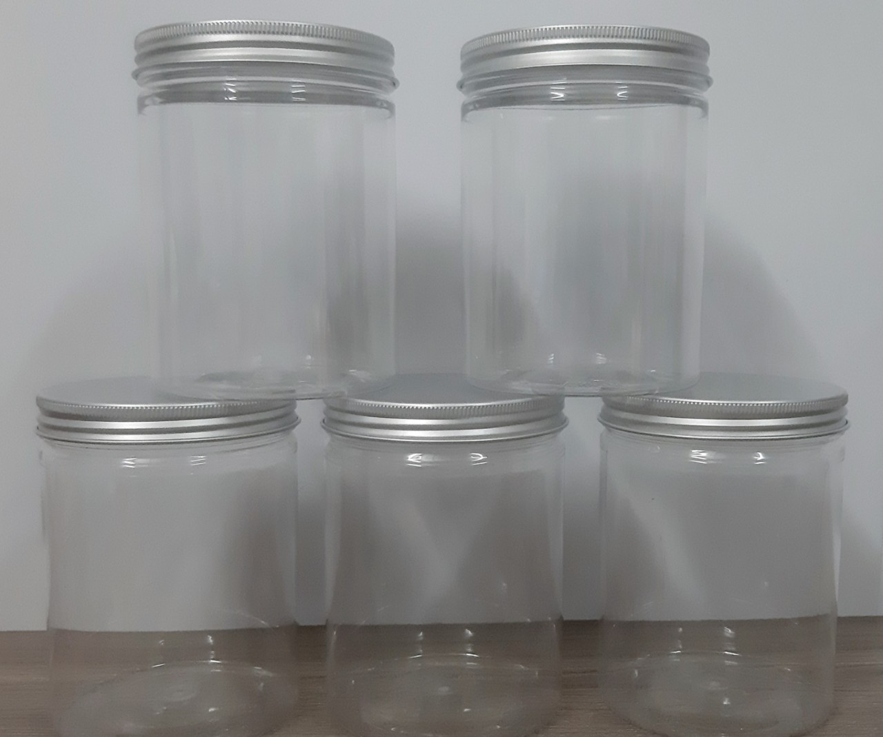 Combo 5 Hũ nhựa nắp nhôm vặn 500ML - 700ML - 1000ML