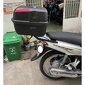 Thùng xe Wave A, thùng Givi B33NM và baga givi lắp cho Wave anpha
