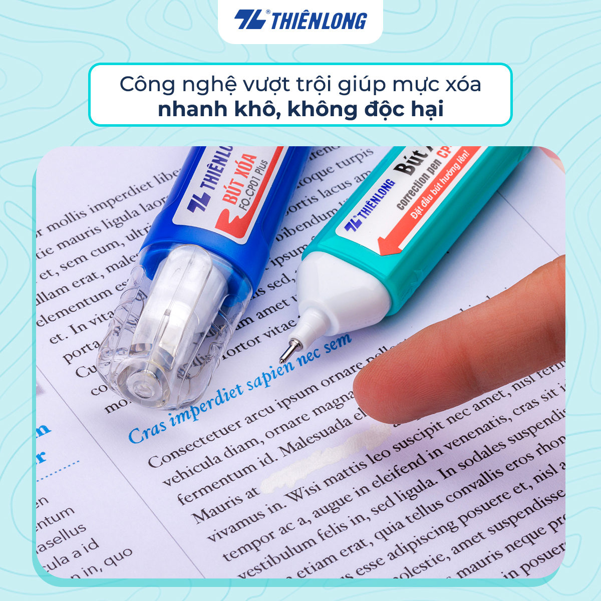 Bộ 2 Bút xóa Thiên Long CP-02