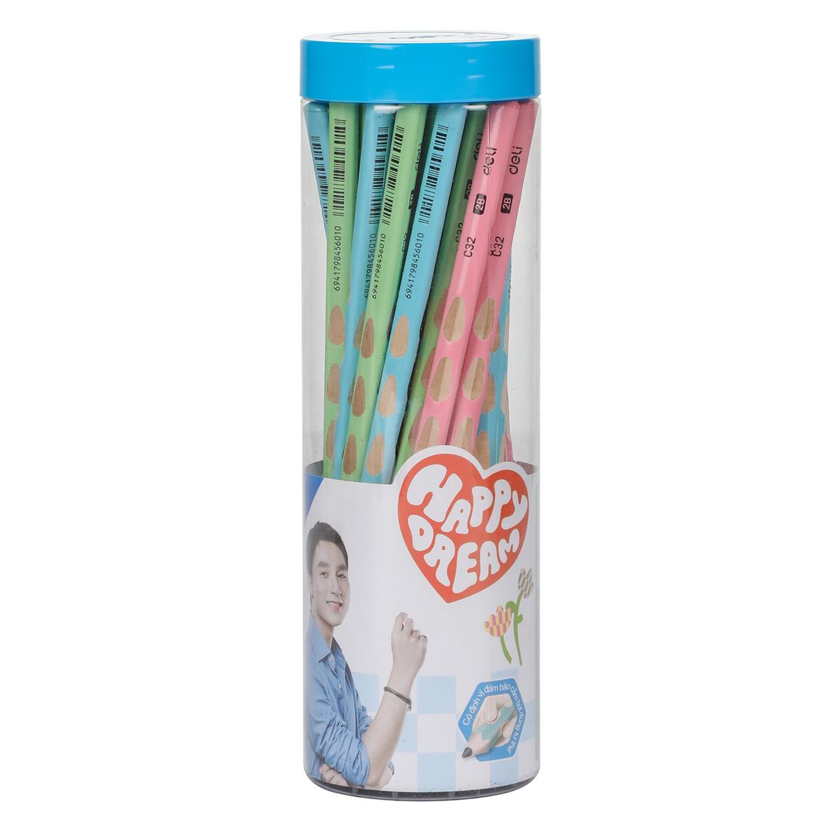 Bút Chì Định Vị Deli 2B - Phiên Bản Sơn Tùng M-TP Giới Hạn - Deli C32-2B - Màu Hồng