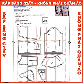 Rập giấy A0 mã 1199 (BẢN VẼ) rập đầm