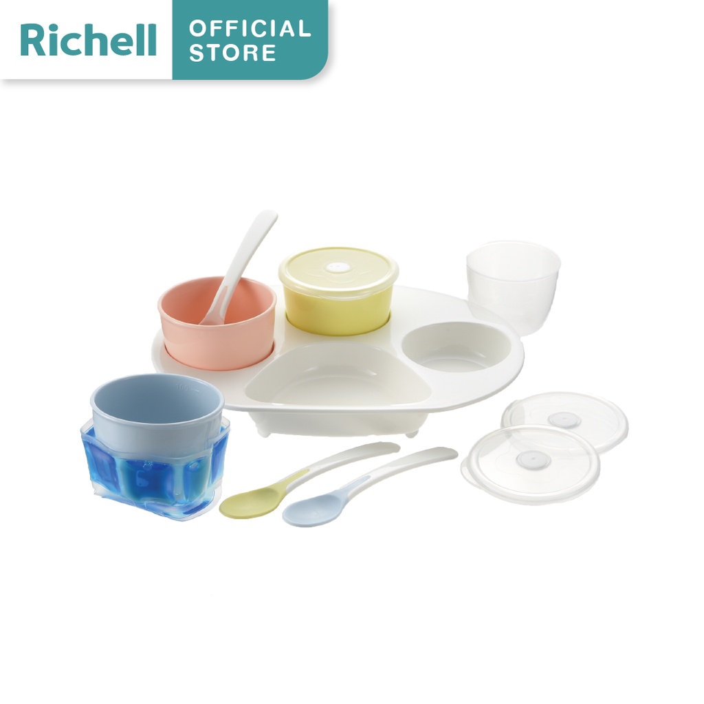 Bộ ăn dặm khởi đầu TLI Richell Nhật Bản - bước 1 | Baby