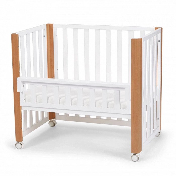 GIƯỜNG CŨI/ NÔI CŨI ĐA NĂNG 2 TRONG 1 (KHÔNG CÓ PHỤ KIỆN NỆM) DÀNH CHO BÉ TỪ 0 THÁNG TUỔI NICO KINDERKRAFT - HÀNG CHÍNH HÃNG