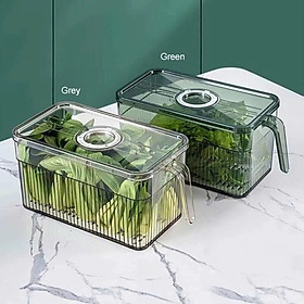 Hộp Đựng Thực Phẩm 3L Có Nắp Tách Nước Và Tay Cầm Tiện Lợi – Hộp Bảo Quản Đồ Ăn Tủ Lạnh - Hộp Lạnh - HÀNG CHÍNH HÃNG MINIIN