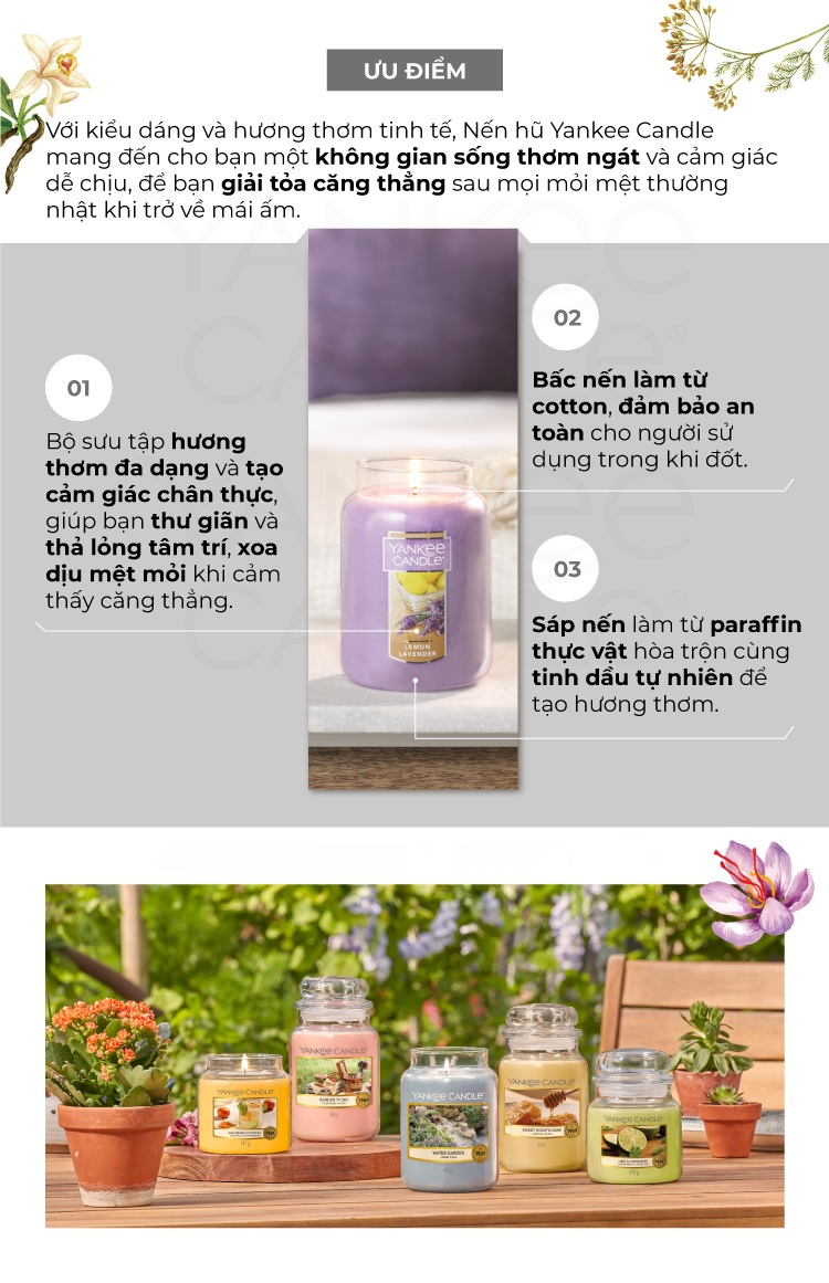 Nến hũ Yankee Candle size S - Bahama Breeze (104g)