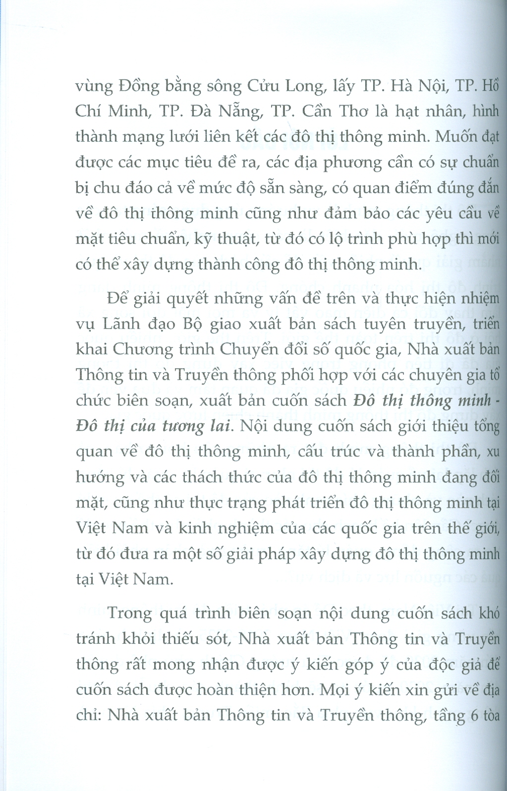 Đô Thị Thông Minh - Đô Thị Của Tương Lai