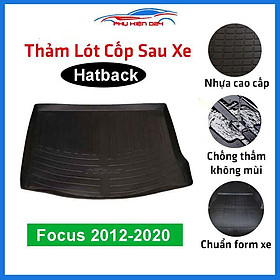 Thảm nhựa lót cốp Focus 2012-2013-2014-2015-2016-2017-2018-2019-2020 nhựa dẻo dày dặn đàn hồi tốt