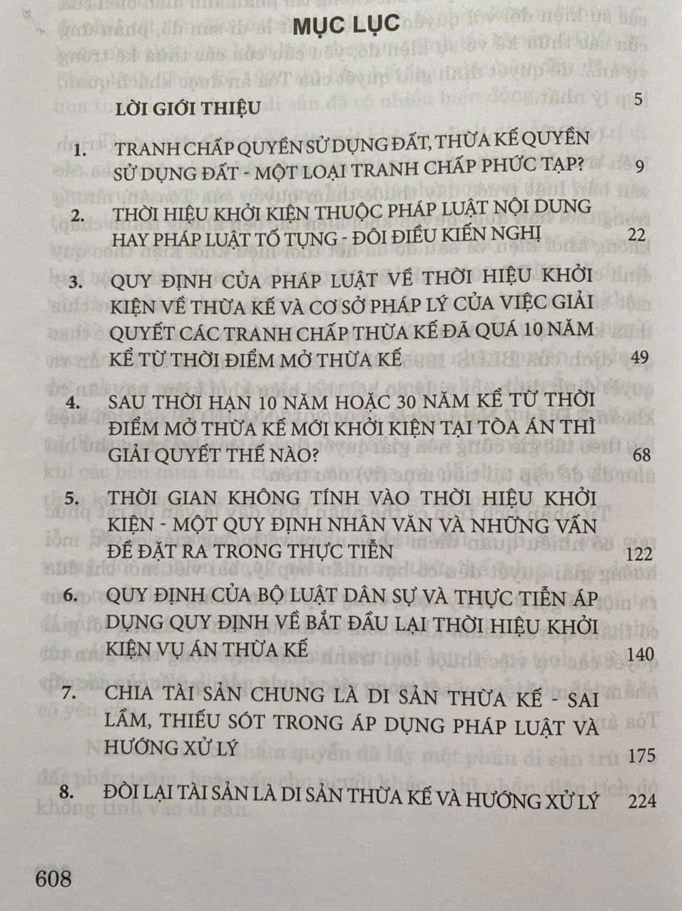 Thời Hiệu, Thừa Kế Và Thực Tiễn Xét Xử