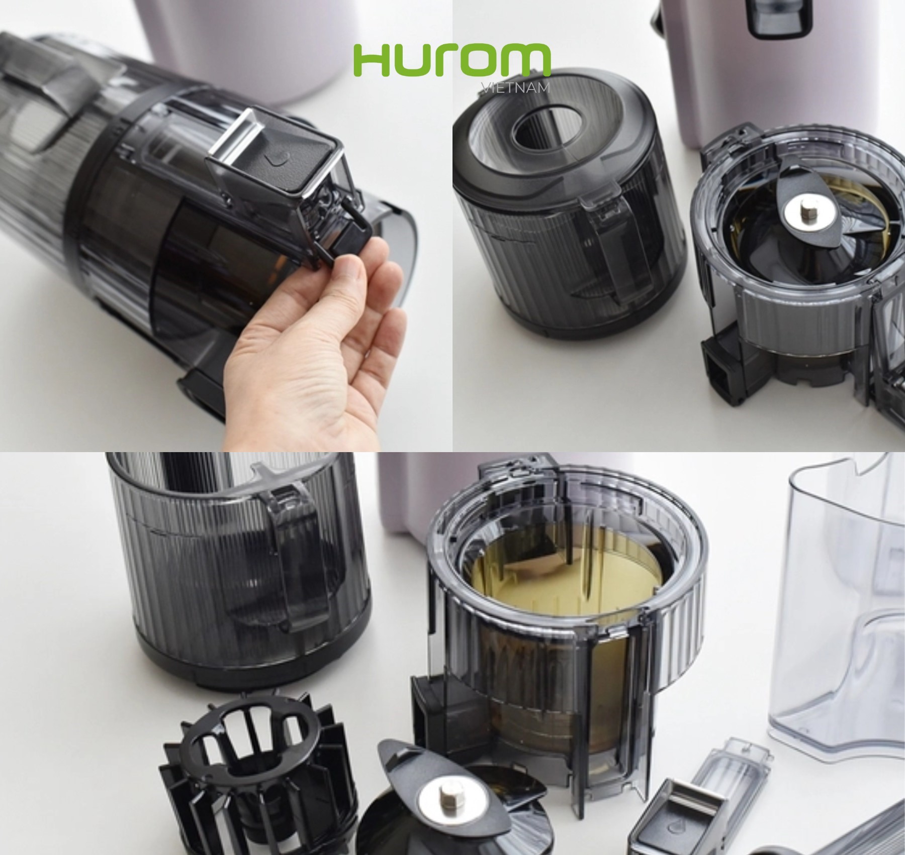 MÁY ÉP CHẬM HUROM H420 - Hàng Chính Hãng - Bảo Hành 10 Năm Động Cơ.
