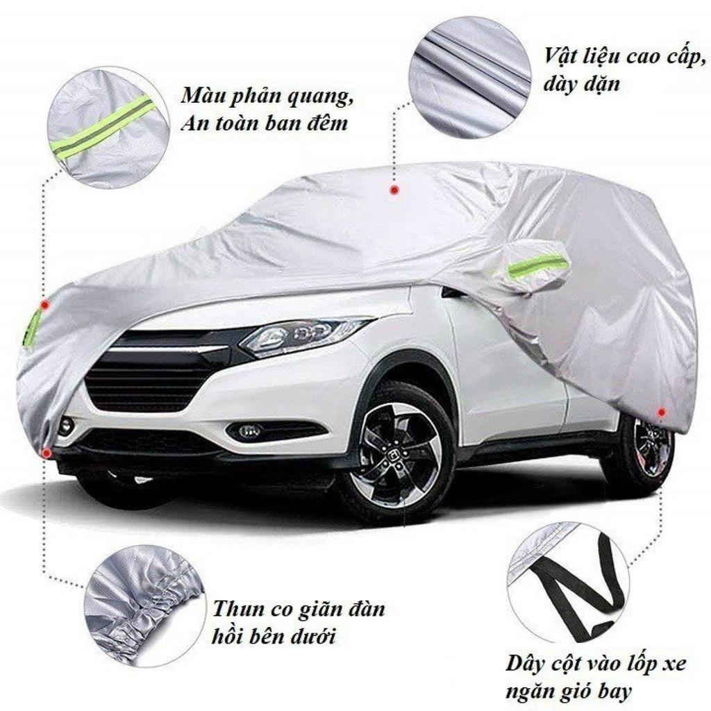 Bạt trùm xe ô tô Hyundai Creta vải dù oxford cao cấp , áo bạt phủ trùm che kín che nắng, che mưa