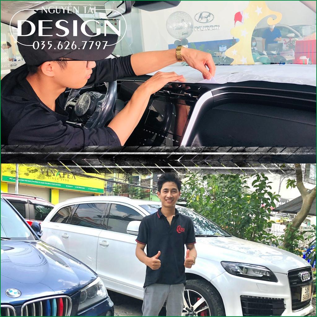 Thảm Taplo chống nắng ô tô dành cho Vios đời 2019 đến 2021 da cacbon cao cấp chuẩn form Sang-Xịn-Mịn