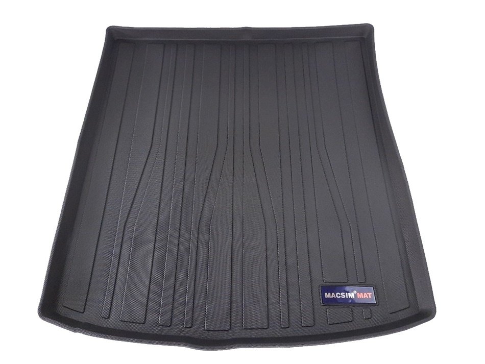 Thảm lót cốp xe ô tô Audi A6 2007-2013 nhãn hiệu Macsim chất liệu TPV cao cấp màu đen (H174)