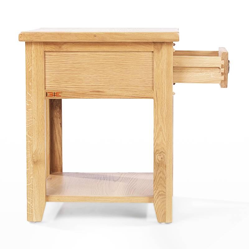 Tủ Đầu Giường Rustic 1 Hộc Gỗ Sồi IBIE (50 x 50 x 60 cm)