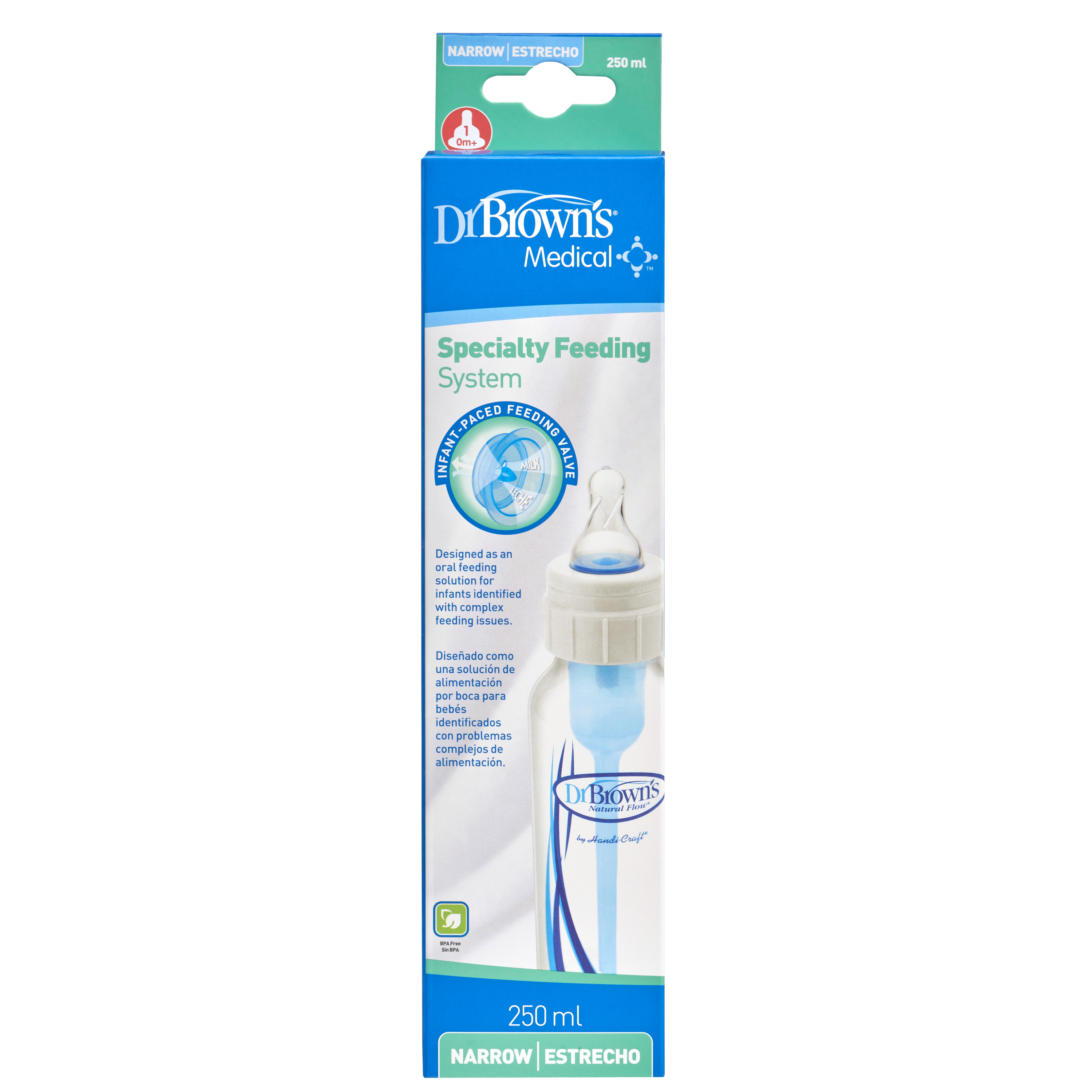 BÌNH SỮA Y TẾ CỔ THƯỜNG 250 ML DR.BROWN