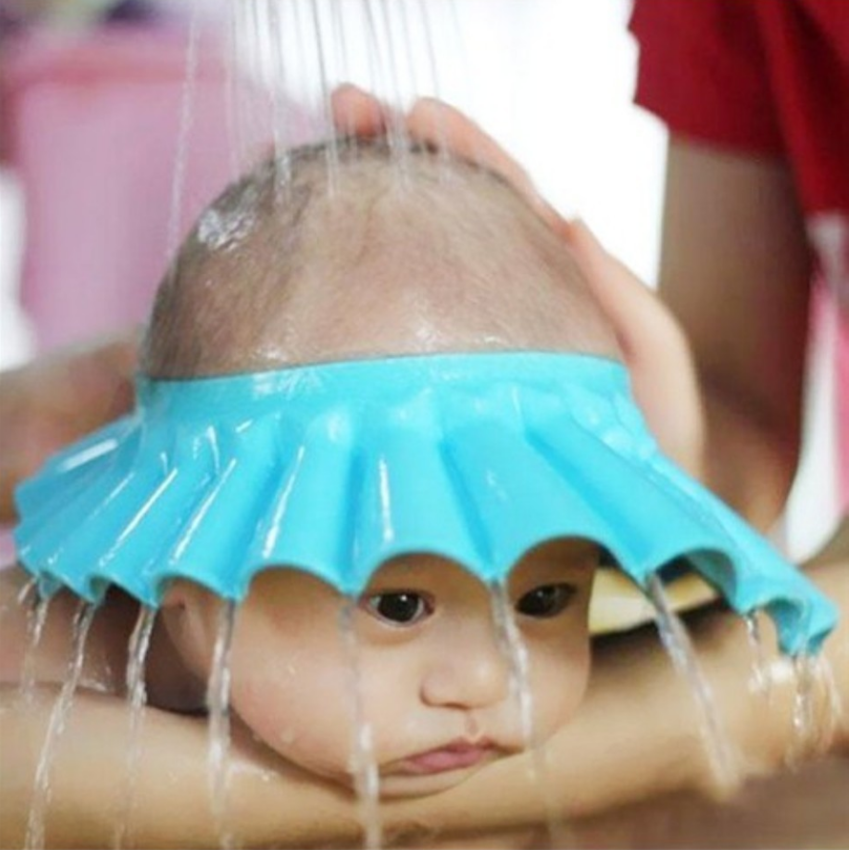 combo 2 Mũ gội đầu, tắm an toàn cho bé chỉnh 4 cỡ2 - mũ đội đầu chống thấm, mũ tắm cho bé - 206111