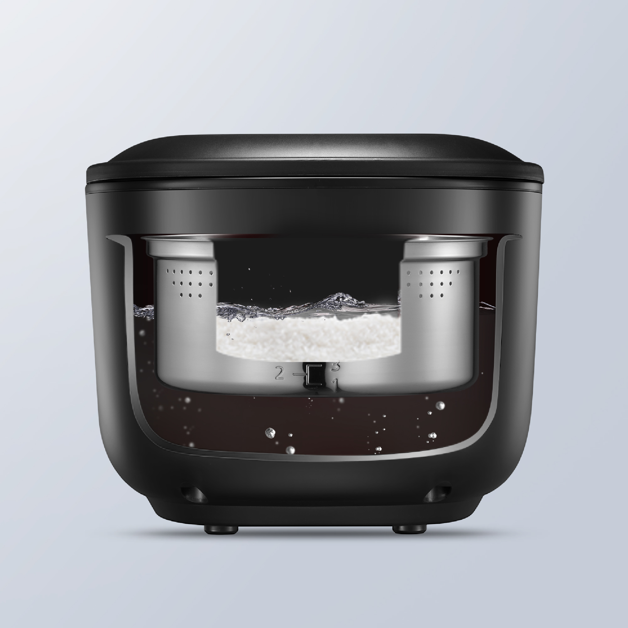 Nồi Cơm Điện Tử Cao Tần Giảm Đường Panasonic SR-HL151KRA 1.5 lít - Hàng chính hãng