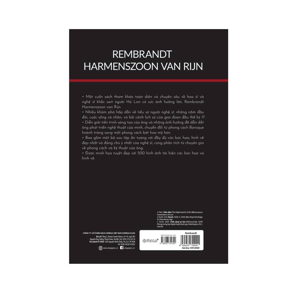 Sách Rembrandt: Cuộc Đời Và Tác Phẩm Qua 500 Hình Ảnh - Alphabooks - BẢN QUYỀN