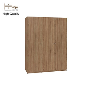 [Happy Home Furniture] SCANDINA, Tủ quần áo 3 cánh mở ,150cm x 60cm x 201cm ( DxRxC), TCM_088