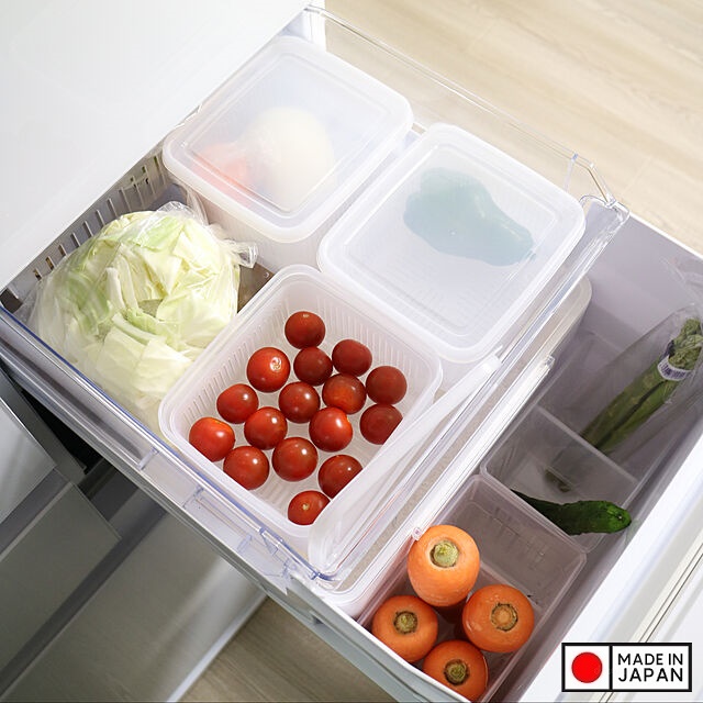 Bộ hộp thực phẩm 2 lớp Nhật Bản 1.1L (Made in Japan)