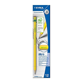 Bút chì đen LYRA Temagraph 2B/0 nhập khẩu tại Đức 1140102