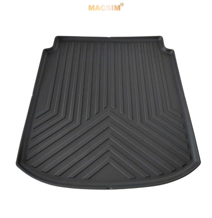 Thảm lót cốp xe ô tô tô sd4 MG7 2024 - Nhãn hiệu Macsim chất liệu nhựa TPE cao cấp màu đen