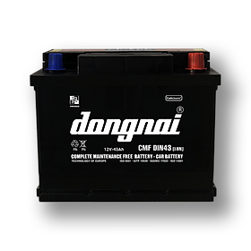 Ắc quy khô miễn bảo dưỡng Đồng Nai CMF DIN43 [LBN] - 12V - 43Ah