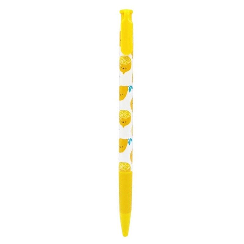Bút Bi 0.5mm Đầu Bấm ,Thân Có Hình M&G 82776 - Vàng