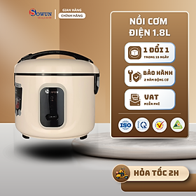 Nồi cơm điện 1.8 Lít Sowun SW 698 - Hàng chính hãng
