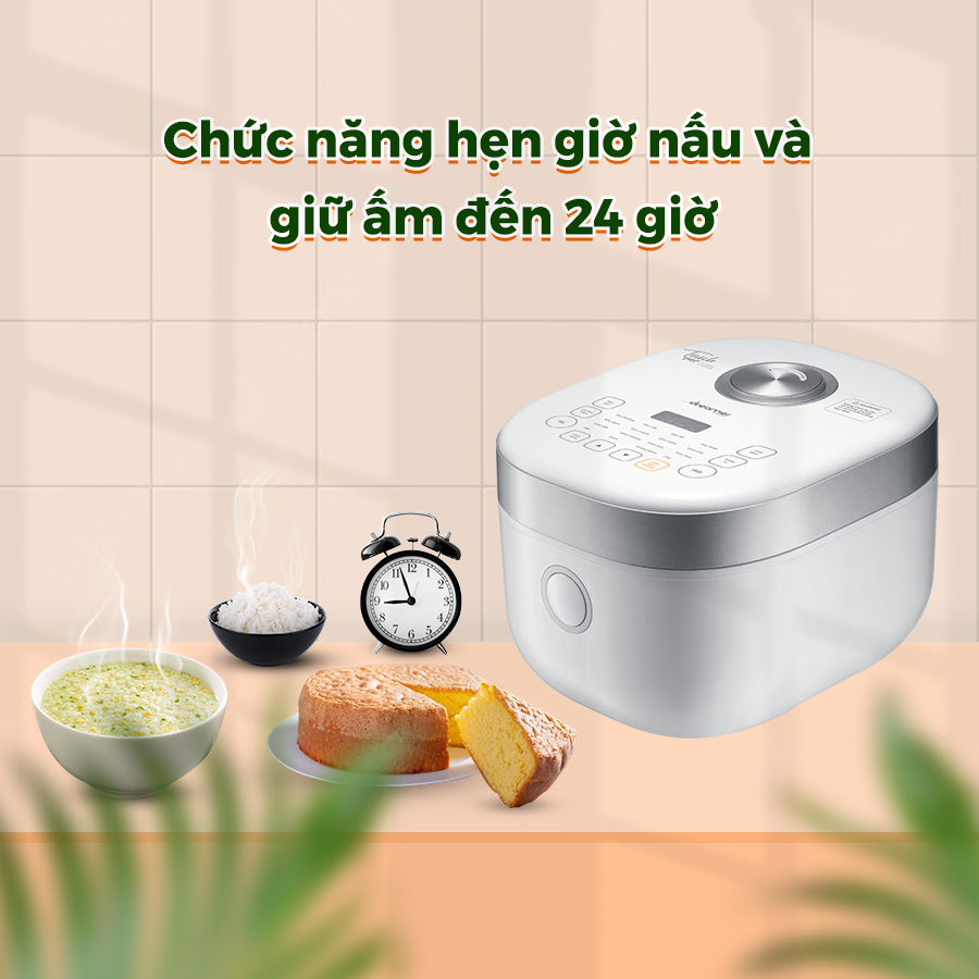 Nồi cơm điện cao tần giảm đường DREAMER DKA-IRC118, 1.8 lít, lòng nồi hợp kim gang, 18 chức năng, hàng chính hãng