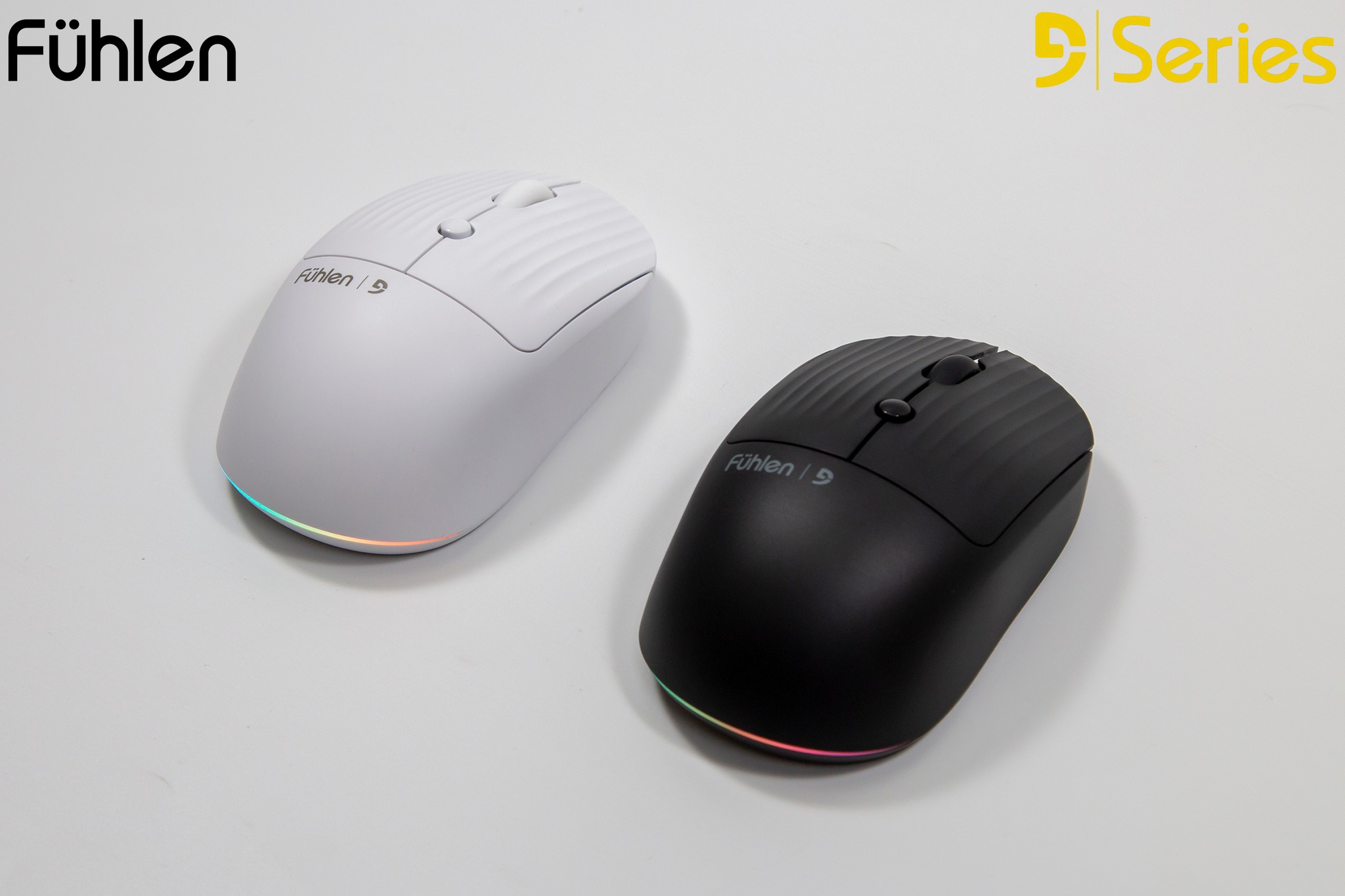 Chuột không dây Pin sạc led RGB Fuhlen M09s - Siêu bền, pin 600 mAh, Bh 2 năm- Hàng chính hãng