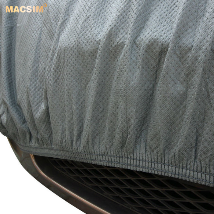 Bạt phủ ô tô chất liệu vải không dệt cao cấp thương hiệu MACSIM dành cho Mazda CX8 màu ghi - sử dụng trong nhà, ngoài trời
