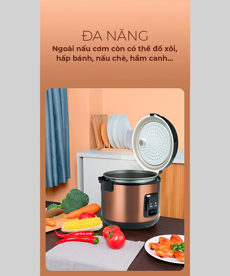 Nồi Cơm Điện HAMM HRC-1203 (1.2 lít) - Hàng Chính Hãng