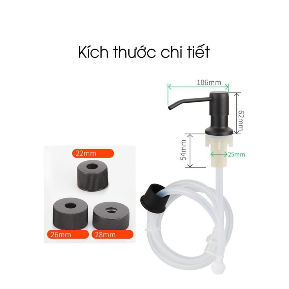Vòi Dẫn Nước Rửa Chén Bộ Đầu Vòi Dẫn Bơm Hút Xịt Nước Rửa Chén Dầu Rửa Bát Gắn Bồn Rửa Bát