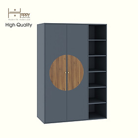 [Happy Home Furniture] BANA, Tủ quần áo 2 cánh mở, 120cm x 56cm x 176cm ( DxRxC), TCM_127