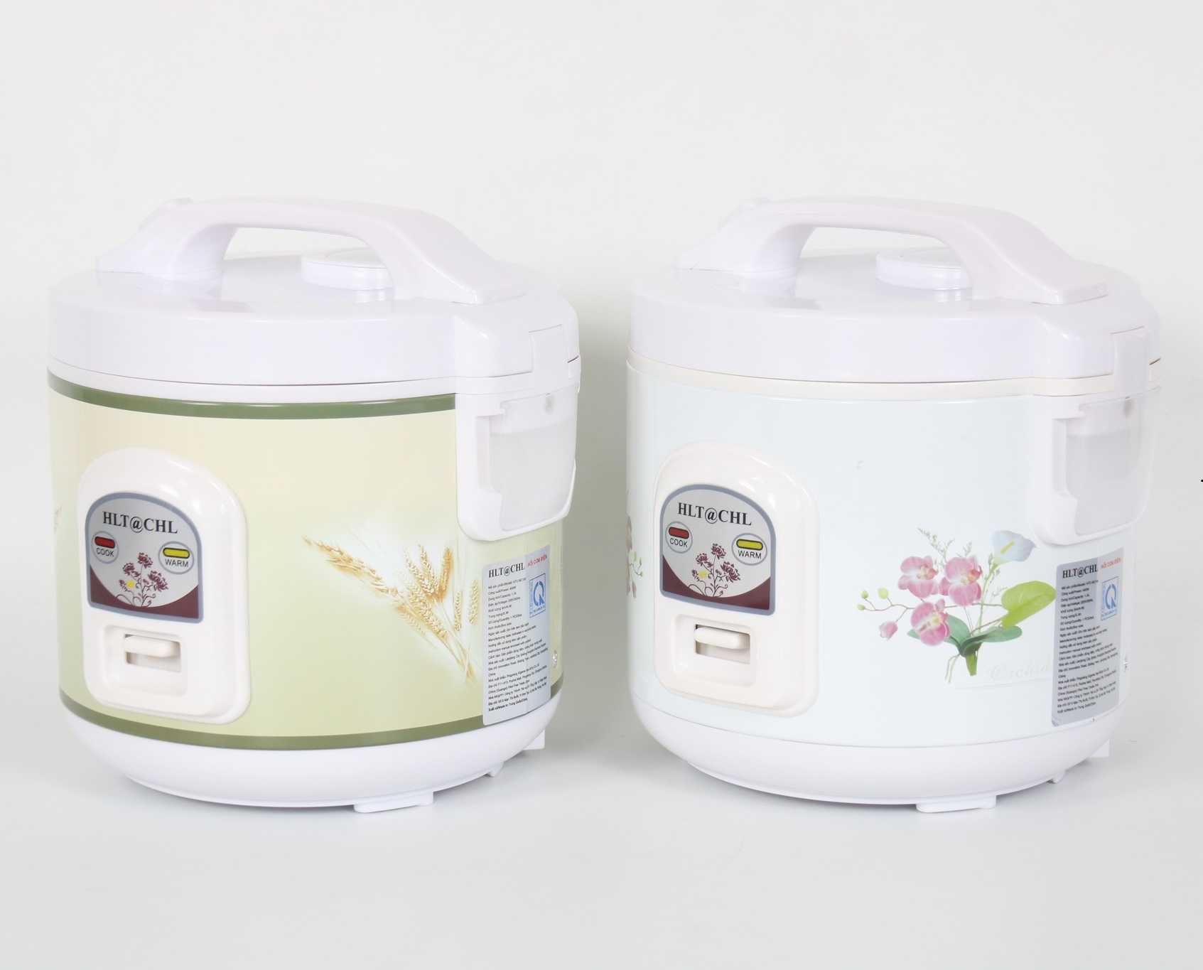 Nồi Cơm Điện Nắp Gài 1.2 Lít HLT@CHL HTC-NC128 - Màu Ngẫu Nhiên - Hàng Chính Hãng