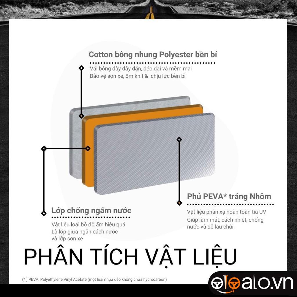 Bạt trùm che phủ xe ô tô bán tải chuẩn 3 lớp cao cấp chống nắng nóng nước mưa xước xe