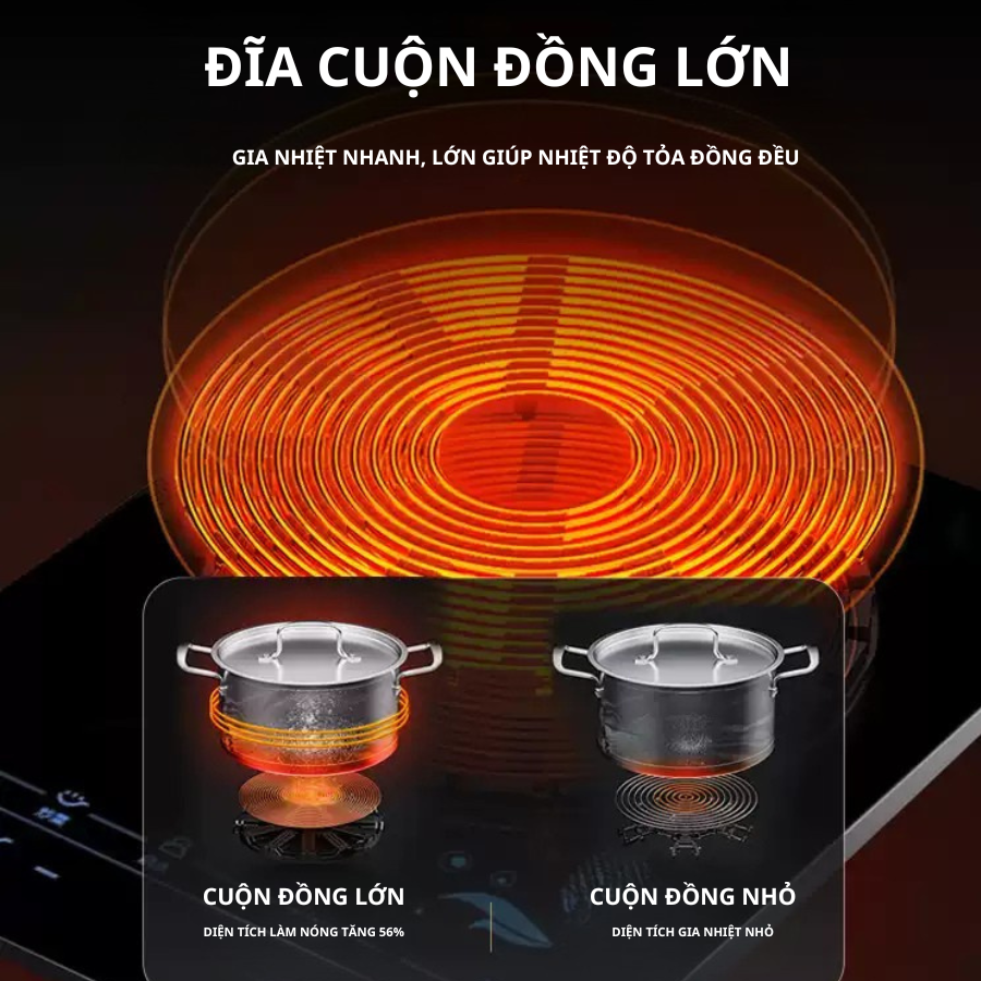 Bếp từ đơn Sowun SW 168S - Hàng chính hãng